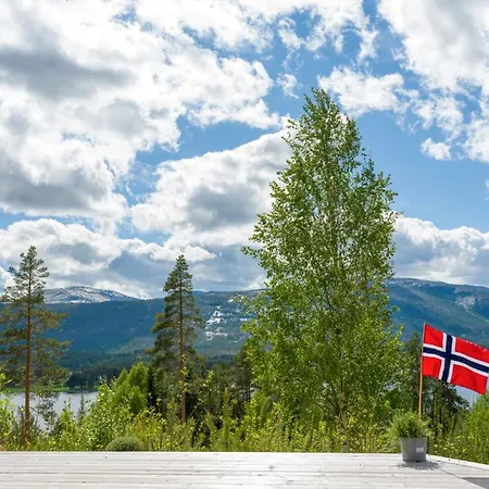 Furuheim Lodge, 4 Seizoenen Met Fantastisch Uitzicht Casa de Férias Vradal