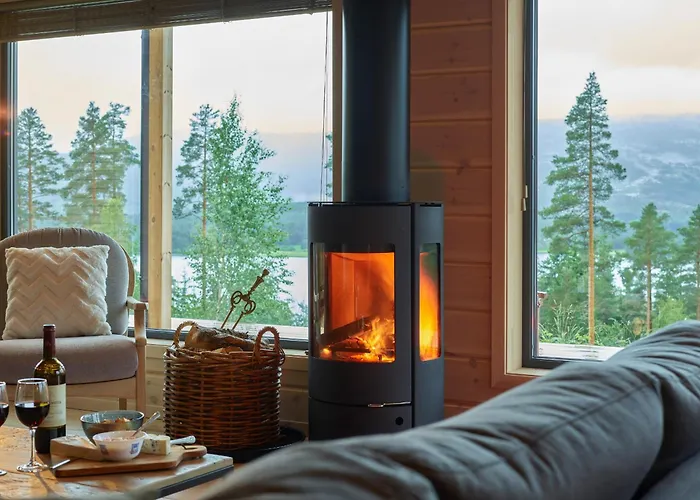 Semesterbostad Furuheim Lodge, 4 Seizoenen Met Fantastisch Uitzicht *