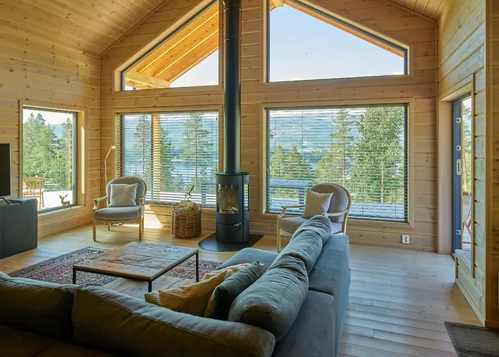 度假居 Furuheim Lodge, 4 Seizoenen Met Fantastisch Uitzicht 弗罗达尔