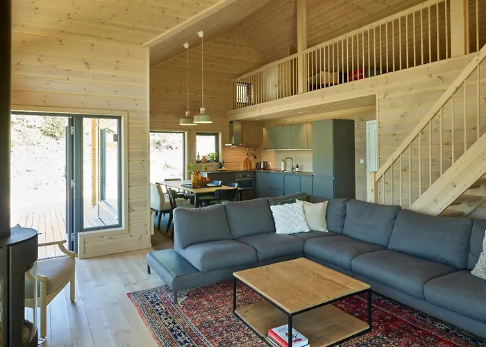 度假居 Furuheim Lodge, 4 Seizoenen Met Fantastisch Uitzicht